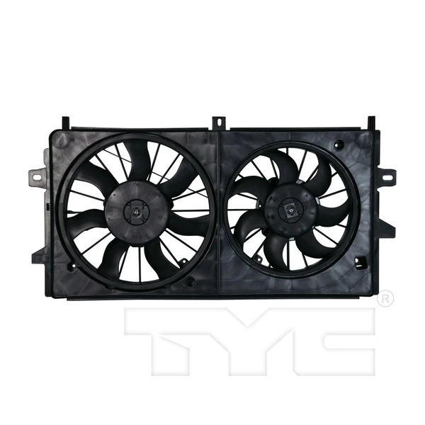 Dual Radiator and Condenser Fan Assembly - TYC 621420