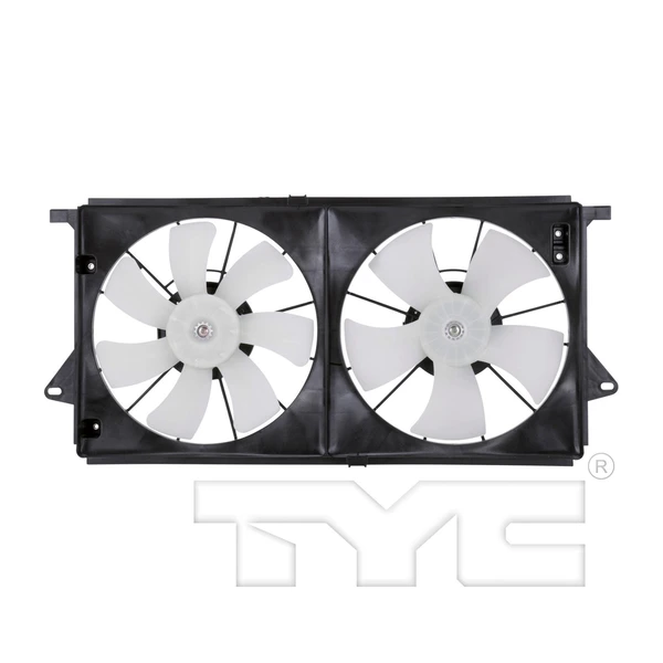 Dual Radiator and Condenser Fan Assembly - TYC 621440