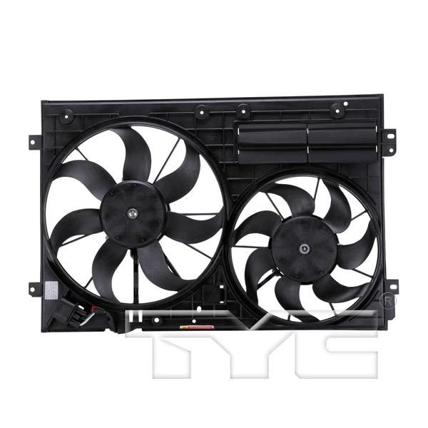 Dual Radiator and Condenser Fan Assembly - TYC 621460