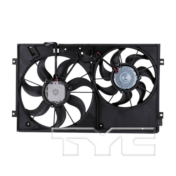 Dual Radiator and Condenser Fan Assembly - TYC 621490