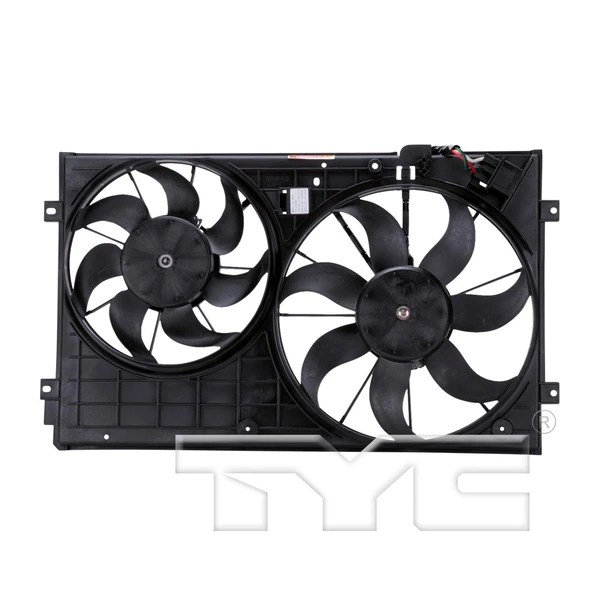Dual Radiator and Condenser Fan Assembly - TYC 621490