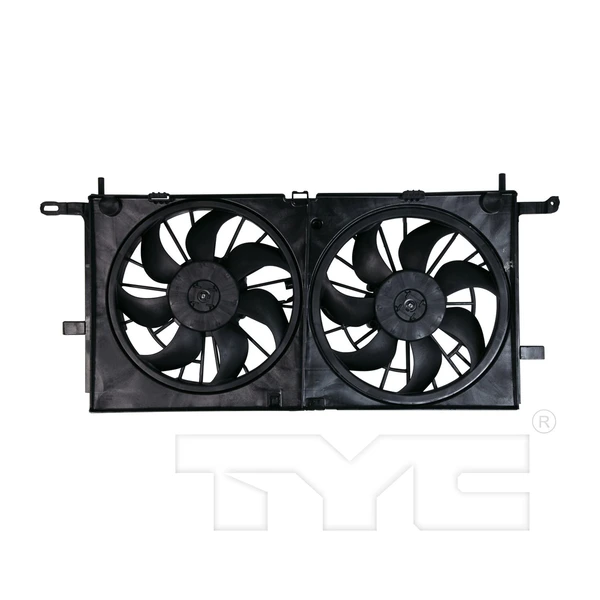 Dual Radiator and Condenser Fan Assembly - TYC 621540
