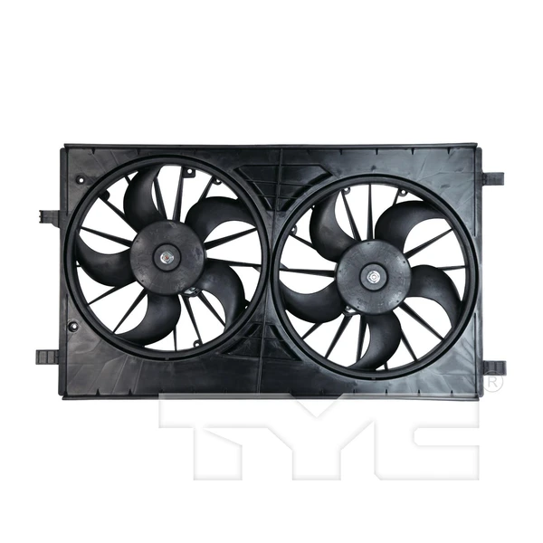 Dual Radiator and Condenser Fan Assembly - TYC 621570