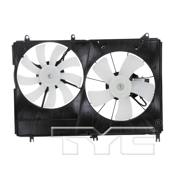 Dual Radiator and Condenser Fan Assembly - TYC 621640