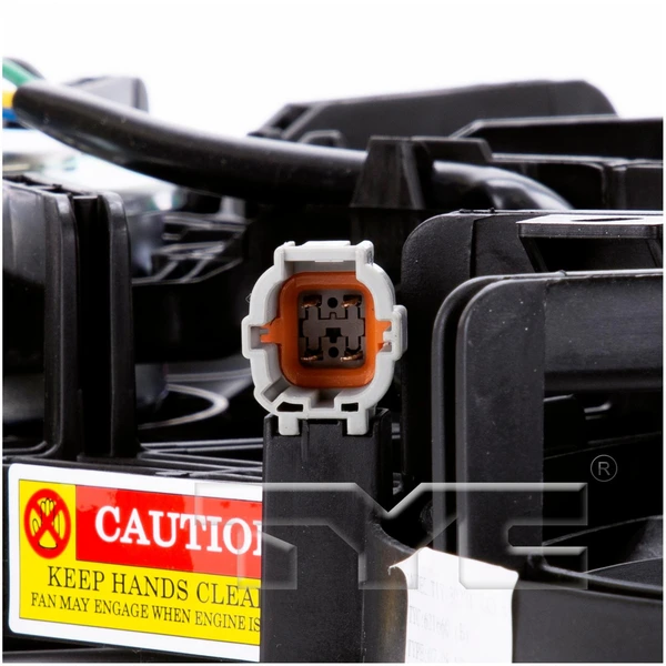 Auto engine fan unit dual design