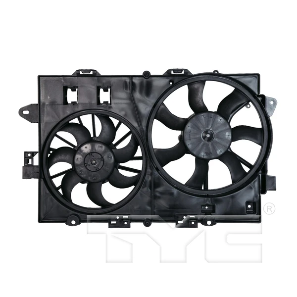 Dual Radiator and Condenser Fan Assembly - TYC 621670