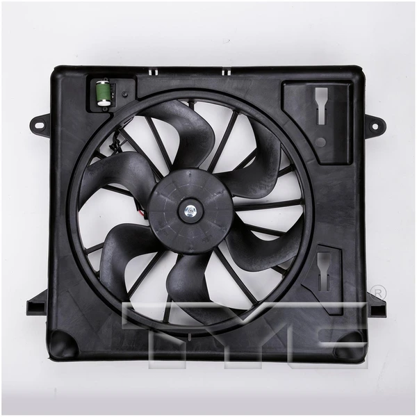 Dual Radiator and Condenser Fan Assembly - TYC 621680