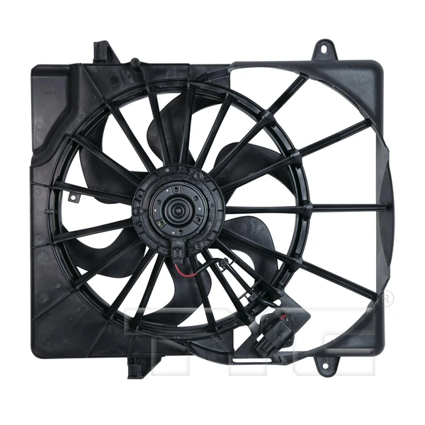 Dual Radiator and Condenser Fan Assembly - TYC 621690