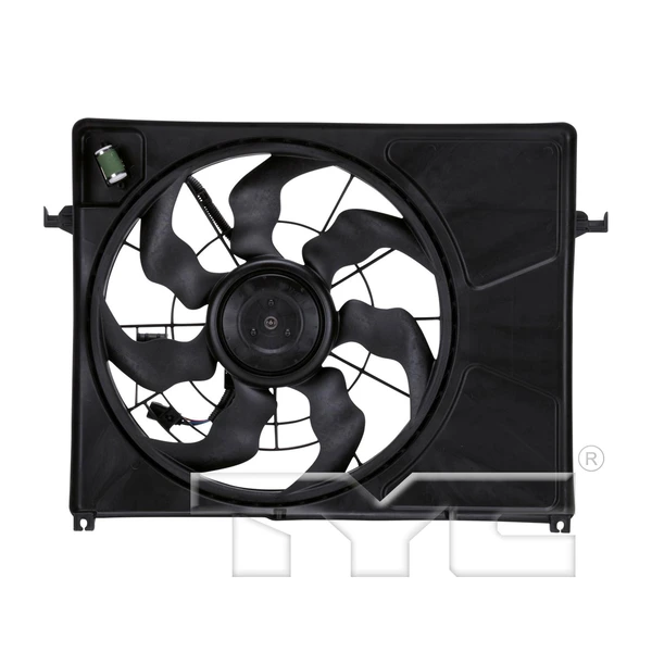 Dual Radiator and Condenser Fan Assembly - TYC 621720