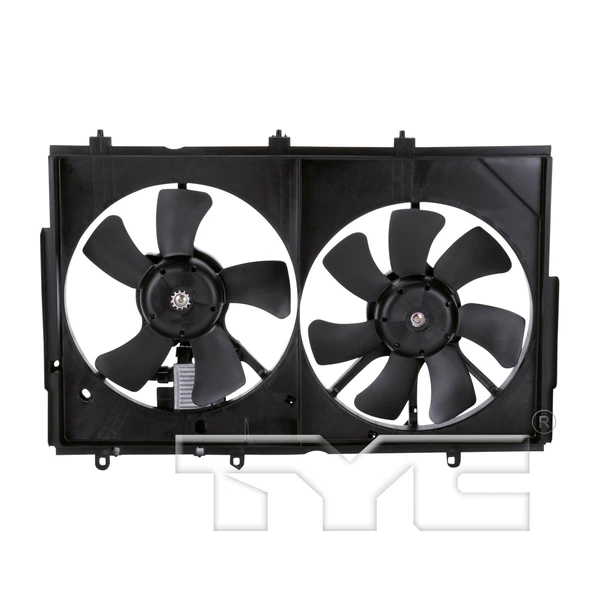 Dual Radiator and Condenser Fan Assembly - TYC 621820