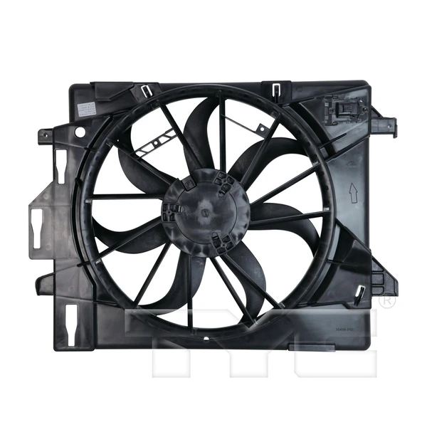 Dual Radiator and Condenser Fan Assembly - TYC 621860
