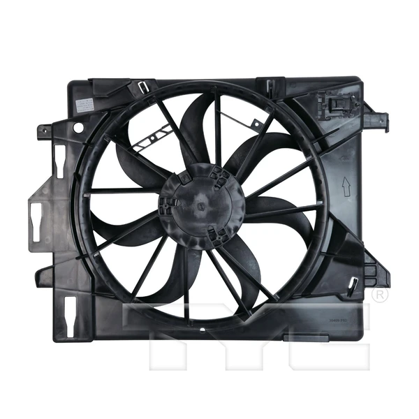 Dual Radiator and Condenser Fan Assembly - TYC 621860