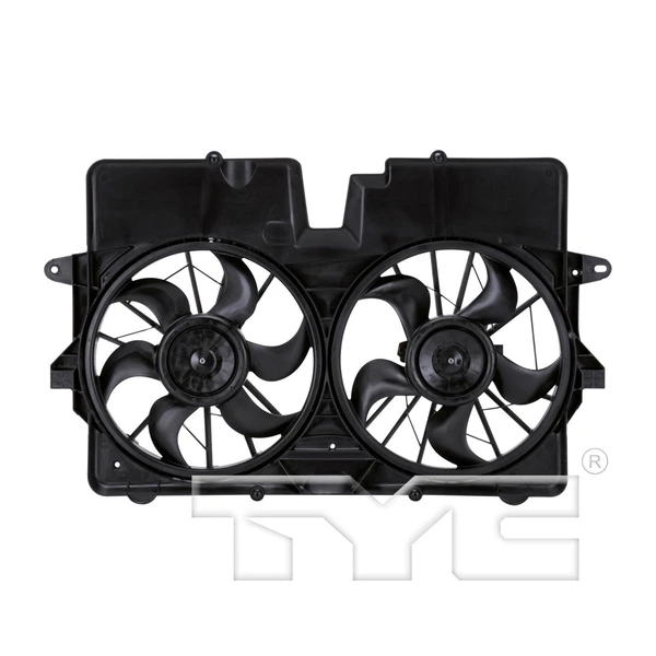 Dual Radiator and Condenser Fan Assembly - TYC 621920