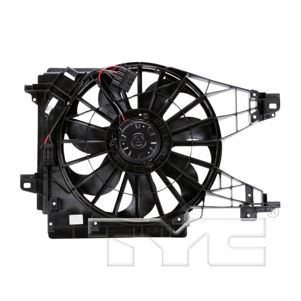 Dual Radiator and Condenser Fan Assembly - TYC 621950