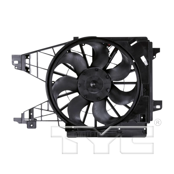 Dual Radiator and Condenser Fan Assembly - TYC 621950