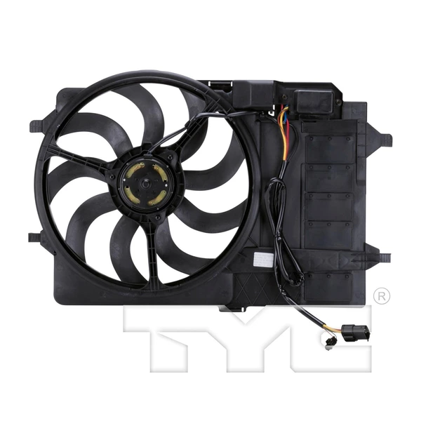 Dual Radiator and Condenser Fan Assembly - TYC 621980