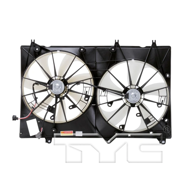 Dual Radiator and Condenser Fan Assembly - TYC 622010