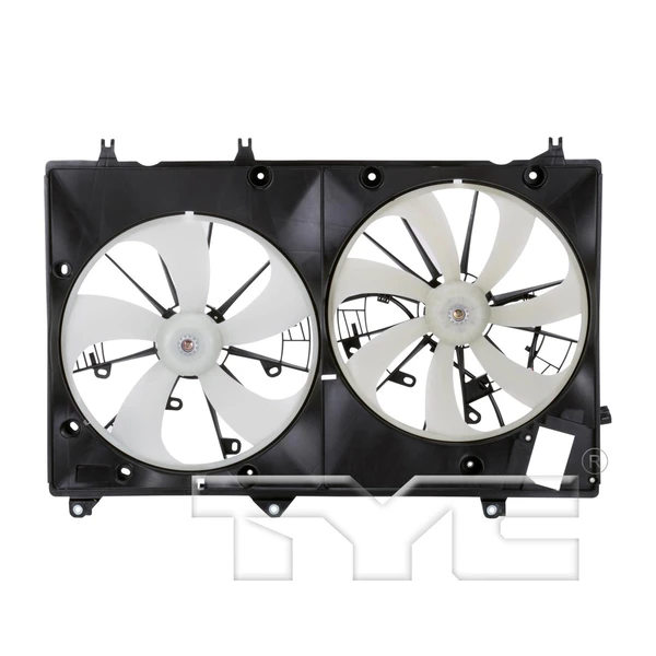 Dual Radiator and Condenser Fan Assembly - TYC 622010