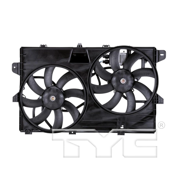 Dual Radiator and Condenser Fan Assembly - TYC 622030