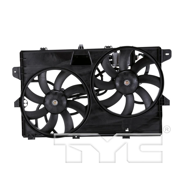 Dual Radiator and Condenser Fan Assembly - TYC 622040