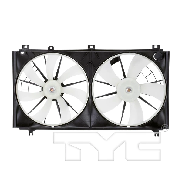 Dual Radiator and Condenser Fan Assembly - TYC 622070