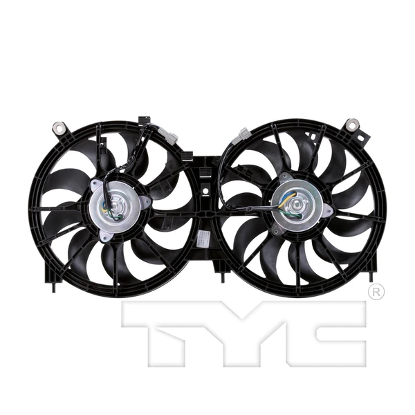 Dual Radiator and Condenser Fan Assembly - TYC 622110