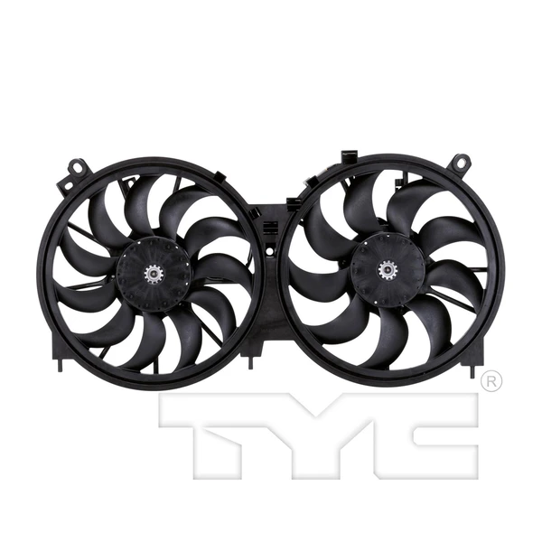Dual Radiator and Condenser Fan Assembly - TYC 622110