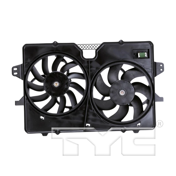 Dual Radiator and Condenser Fan Assembly - TYC 622120