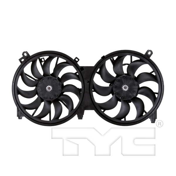Dual Radiator and Condenser Fan Assembly - TYC 622150