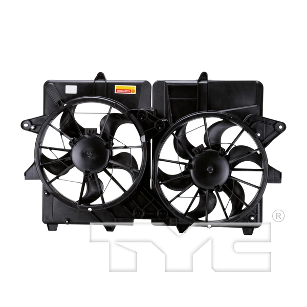 Dual Radiator and Condenser Fan Assembly - TYC 622180