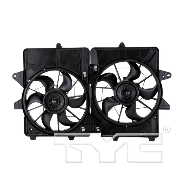 Dual Radiator and Condenser Fan Assembly - TYC 622180