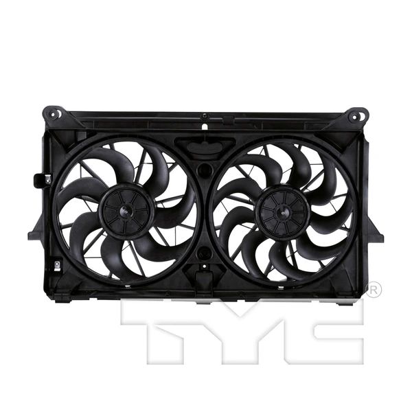 Dual Radiator and Condenser Fan Assembly - TYC 622210