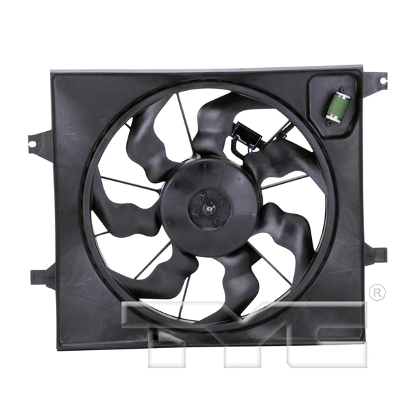 Dual Radiator and Condenser Fan Assembly - TYC 622240