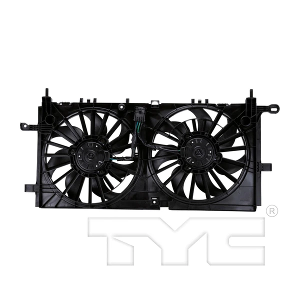 Dual Radiator and Condenser Fan Assembly - TYC 622340