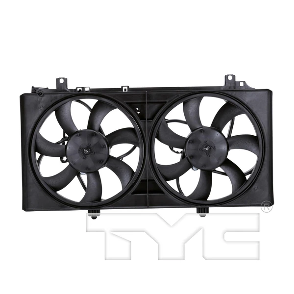 Dual Radiator and Condenser Fan Assembly - TYC 622350