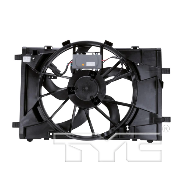Dual Radiator and Condenser Fan Assembly - TYC 622430