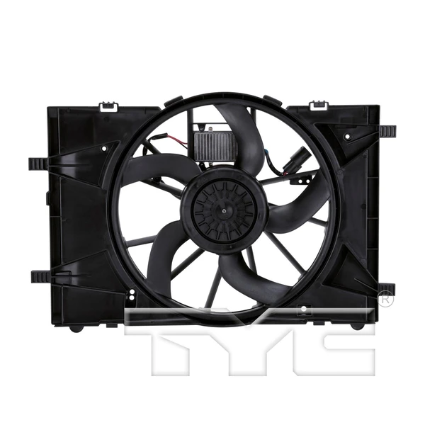 Dual Radiator and Condenser Fan Assembly - TYC 622430