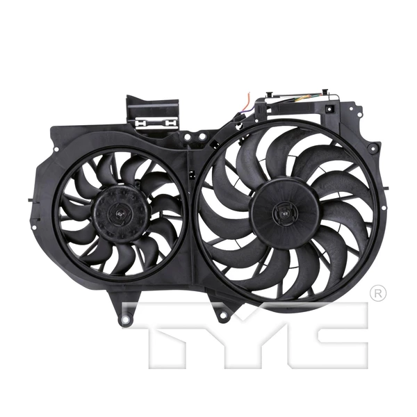 Dual Radiator and Condenser Fan Assembly - TYC 622540