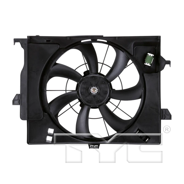Dual Radiator and Condenser Fan Assembly - TYC 622590