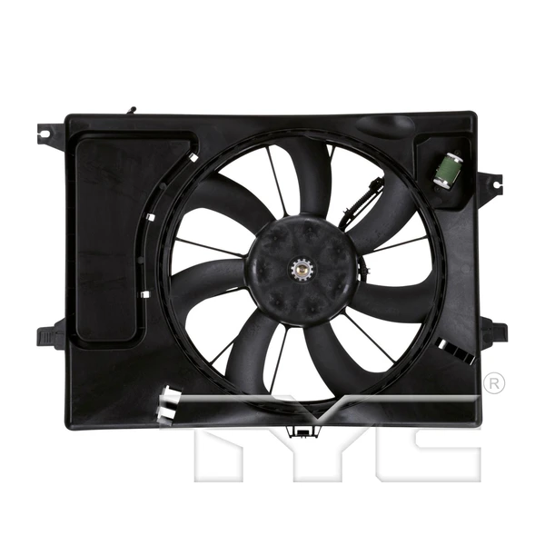 Dual Radiator and Condenser Fan Assembly - TYC 622600