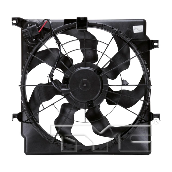 Dual Radiator and Condenser Fan Assembly - TYC 622620
