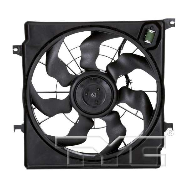 Dual Radiator and Condenser Fan Assembly - TYC 622620