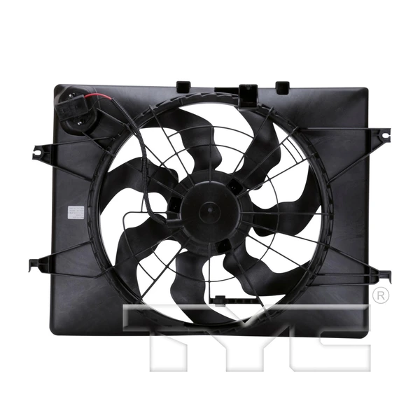 Dual Radiator and Condenser Fan Assembly - TYC 622630