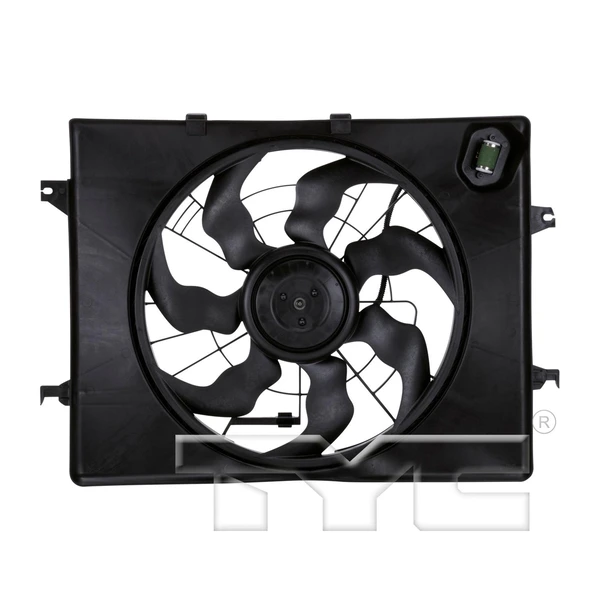 Dual Radiator and Condenser Fan Assembly - TYC 622630