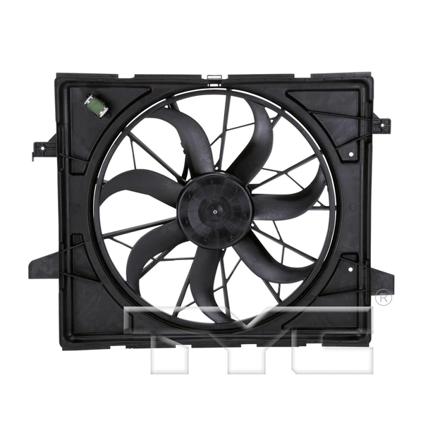 Dual Radiator and Condenser Fan Assembly - TYC 622660