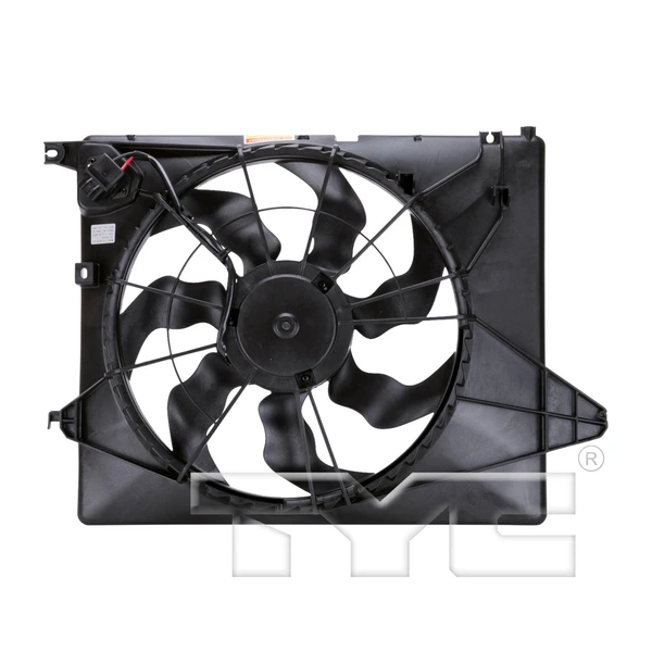 Dual Radiator and Condenser Fan Assembly - TYC 622730
