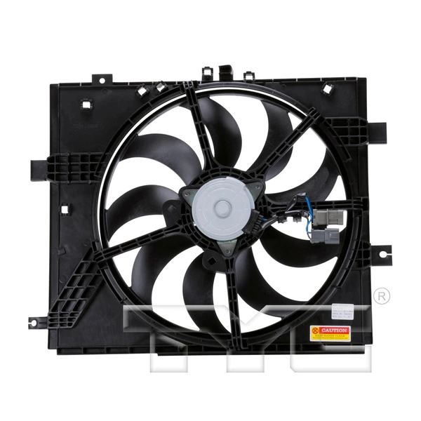 Dual Radiator and Condenser Fan Assembly - TYC 622770