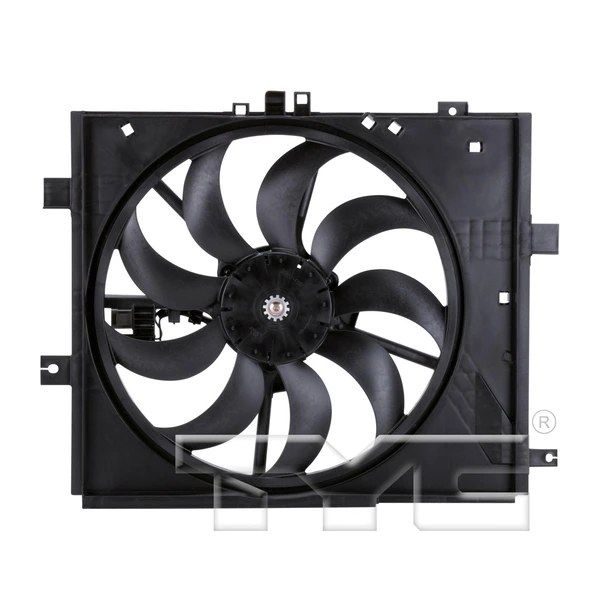 Dual Radiator and Condenser Fan Assembly - TYC 622770