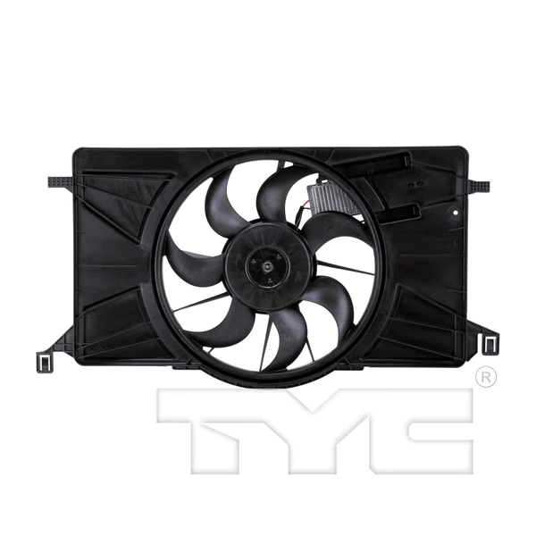 Dual Radiator and Condenser Fan Assembly - TYC 622800