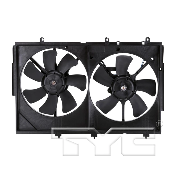 Dual Radiator and Condenser Fan Assembly - TYC 622810
